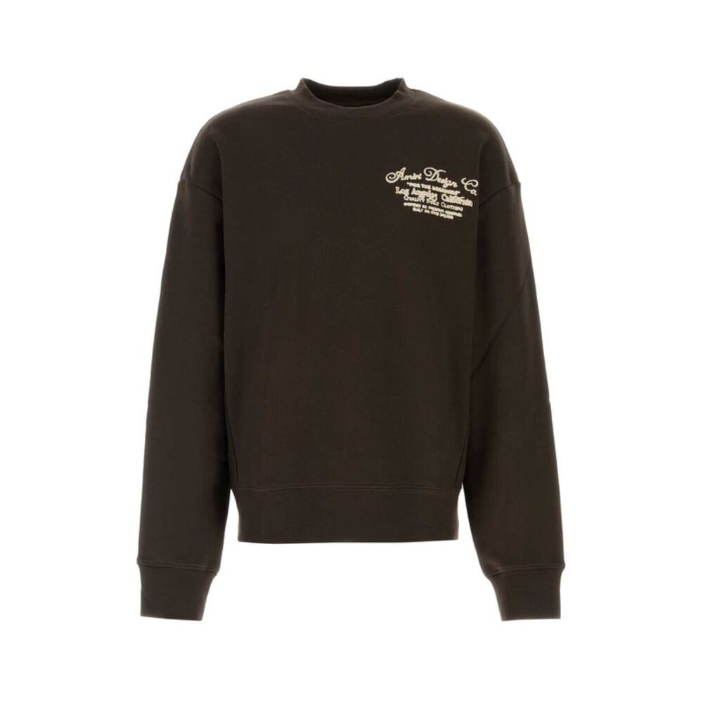 Amiri Men Brown Cotton Sweatshirt